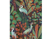 Flis tapeta s čapljama i listovima, A63202, Ciara, Grandeco | Ljepilo besplatno