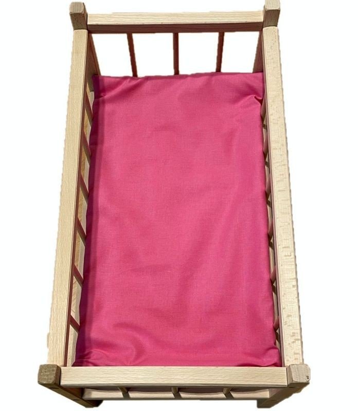 SDS Madraci za dječji krevetić za lutke Ružičasta Pamuk, punjenje: Poliester, 50/28 cm - **madraci za krevetiće**