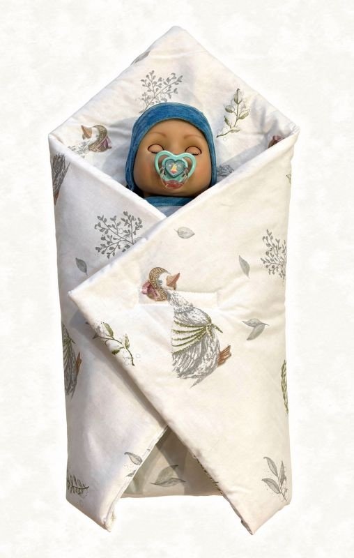 SDS Rychlozavinovačka pro panenky Husy Bavlna, výplň: Polyester, 1x 60x60 cm - **brzopreklopke**