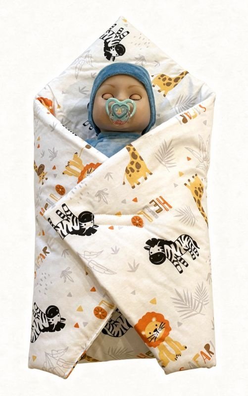SDS Rychlozavinovačka pro panenky Safari Bavlna, výplň: Polyester, 1x 60x60 cm - **brzopreklopke**