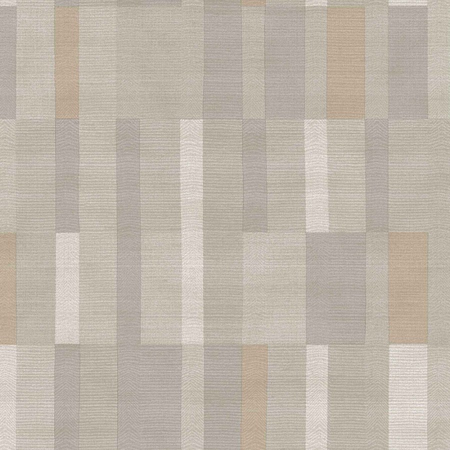 Bež-siva geometrijska flis tapeta za zid, 43832, Terra, Cristiana Masi by Parato | Ljepilo Gratis - Parato by Cristiana Masi