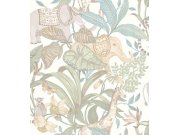 Bijela dječja flis tapeta sa životinjicama, 17107, MiniMe, Cristiana Masi by Parato | Ljepilo Gratis