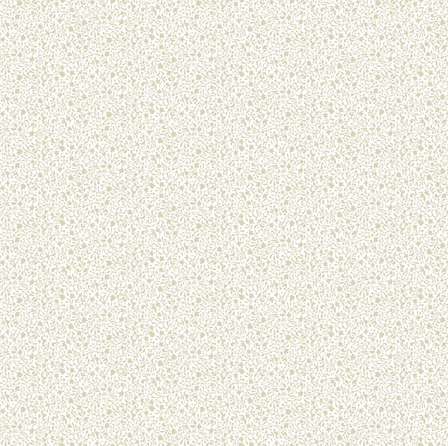 Bijela flis tapeta za zid s cvjetnim ornamentima, 12372, Fiori Country, Parato | Ljepilo Gratis - Parato by Cristiana Masi
