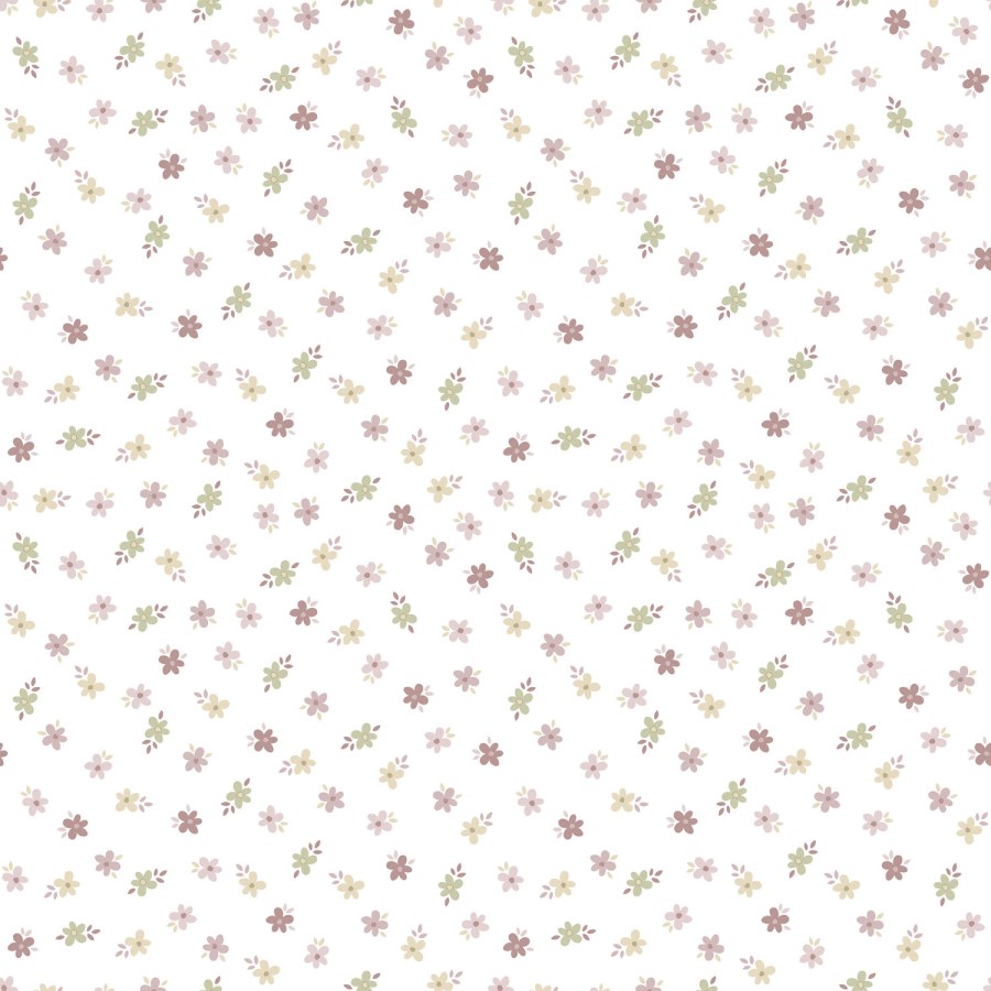Dječja cvjetna flis tapeta za zid, 14844, Happy, Parato | Ljepilo Gratis - Parato by Cristiana Masi