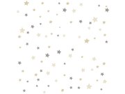 Dječja flis tapeta s sivim a bež zvjezdicama, 14826, Happy, Parato | Ljepilo Gratis Parato by Cristiana Masi