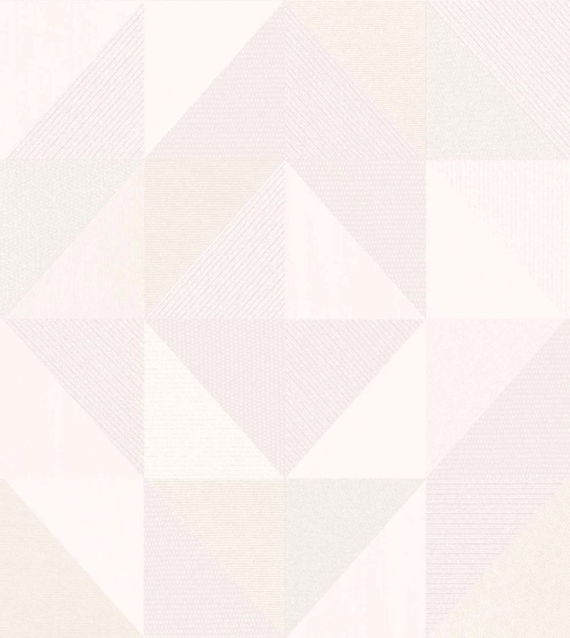 Geometrijska flis tapeta za zid, bijelo-krem, 32410, Vitalis, Parato by Cristiana Masi | Ljepilo Gratis - Parato by Cristiana Masi