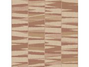 Geometrijska flis tapeta za zid, crveno-smeđa, 32448, Vitalis, Parato by Cristiana Masi | Ljepilo Gratis
