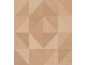 Geometrijska flis tapeta za zid, smeđa, 32414, Vitalis, Parato by Cristiana Masi | Ljepilo Gratis Parato by Cristiana Masi