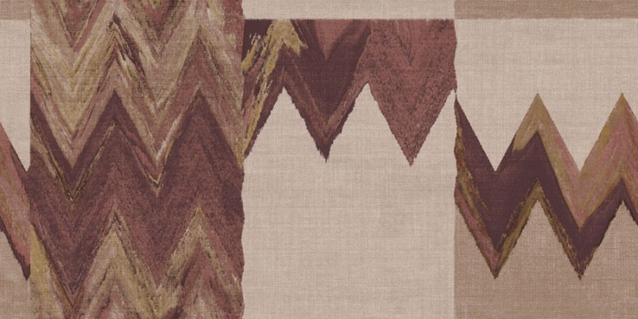 Geometrijska flis tapeta za zid, smeđa, bež, imitacija tkanine, 6674, Metamorphosis, Parato by Cristiana Masi | Ljepilo Gratis