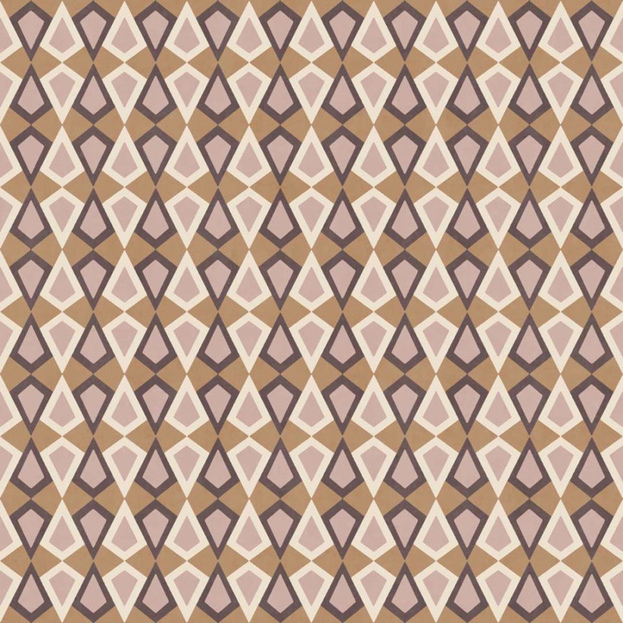 Geometrijska flis tapeta za zid, smeđe-ljubičasta, 2038, Rio, Parato by Cristiana Masi | Ljepilo Gratis