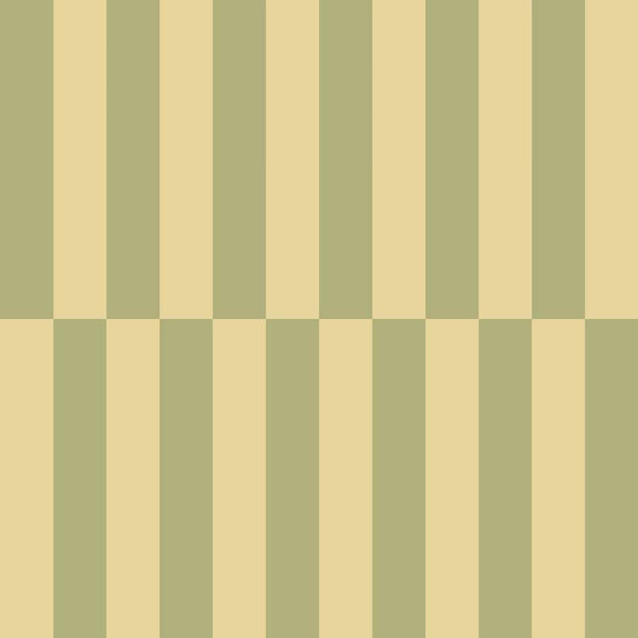 Geometrijska flis tapeta za zid, oker-zelena, pruge, 2055, Rio, Parato by Cristiana Masi | Ljepilo Gratis
