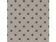 Geometrijska flis tapeta za zid, sivo-crna, 32429, Vitalis, Parato by Cristiana Masi | Ljepilo Gratis Parato by Cristiana Masi