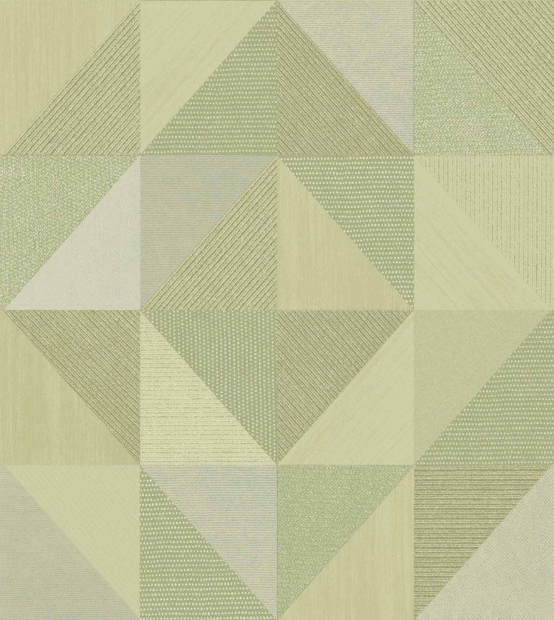 Geometrijska flis tapeta za zid, zelena, 32415, Vitalis, Parato by Cristiana Masi | Ljepilo Gratis