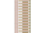 Geometrijska flis tapetna bordura za zid, ružičasta, B39084, Arché, Cristiana Masi by Parato | Ljepilo Gratis