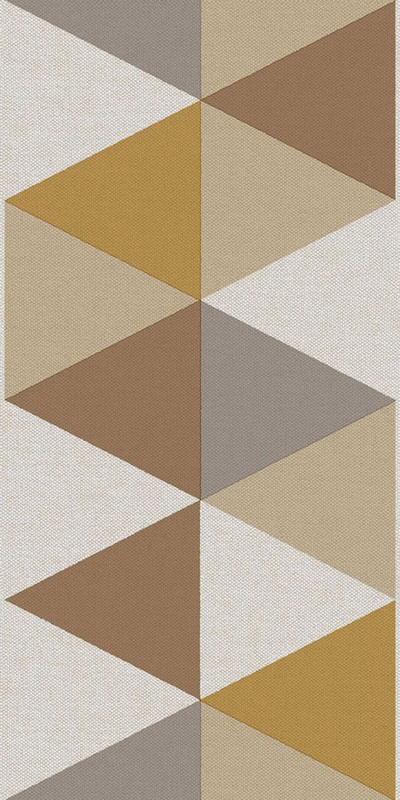 Geometrijska flis tapetna bordura za zid, sivo-bež, B39093, Arché, Cristiana Masi by Parato | Ljepilo Gratis