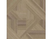 Smeđa geometrijska flis tapeta za zid, 43843, Terra, Cristiana Masi by Parato | Ljepilo Gratis