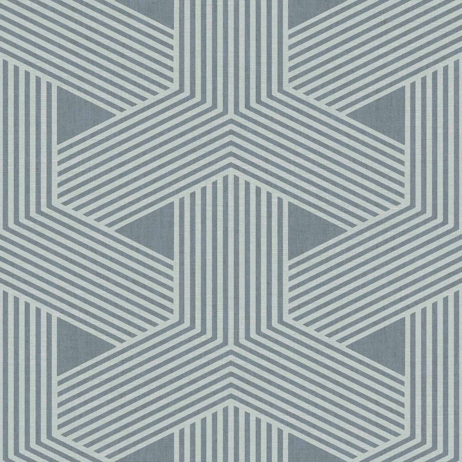 Plava flis tapeta za zid, geometrijski uzorak, 30133, Energie, Cristiana Masi by Parato | Ljepilo Gratis