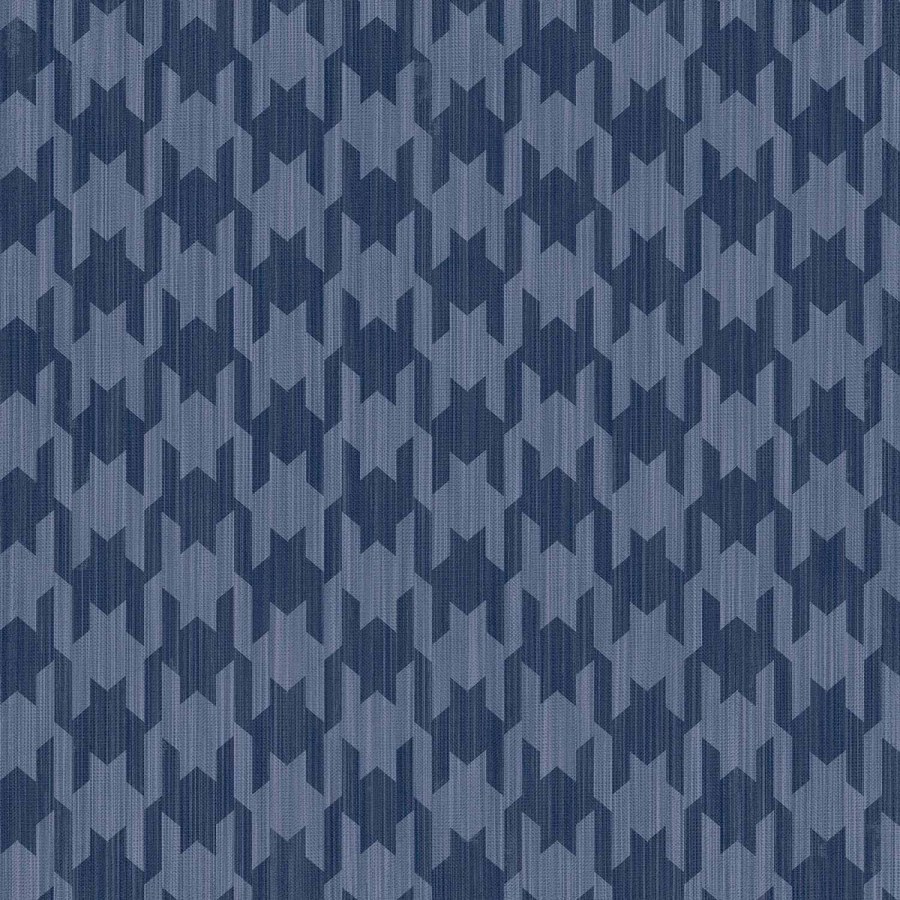 Plava flis tapeta za zid, pijetlova stopa, 26446, Thai, Cristiana Masi by Parato | Ljepilo Gratis - Parato by Cristiana Masi