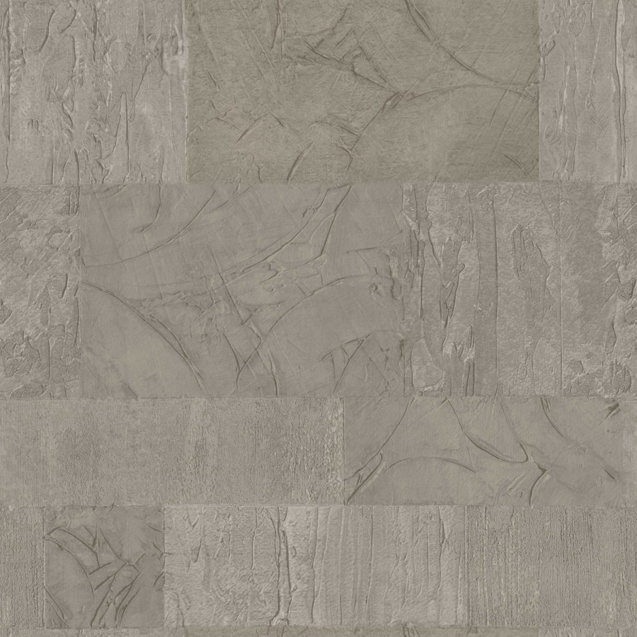 Siva flis tapeta, geometrijski uzorak, štukatura, 24429, Textum, Cristiana Masi by Parato | Ljepilo Gratis - Parato by Cristiana Masi