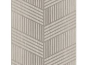 Sivo-bež flis tapeta za zid, geometrijski uzorak, 24481, Textum, Cristiana Masi by Parato | Ljepilo Gratis