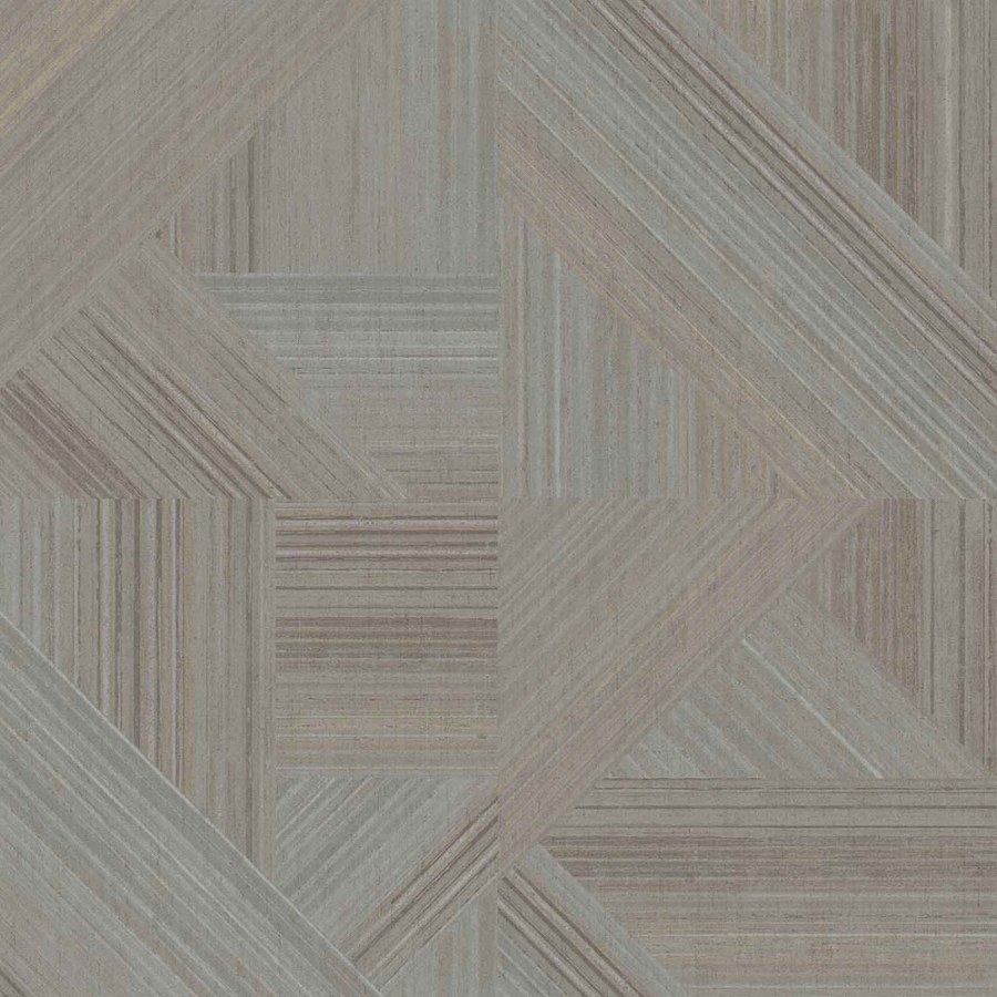 Sivo-smeđa geometrijska flis tapeta za zid, 43846, Terra, Cristiana Masi by Parato | Ljepilo Gratis