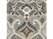 Bordo flis tapeta za zid s ornamentima, etno uzorak, 26427, Thai, Cristiana Masi by Parato | Ljepilo Gratis