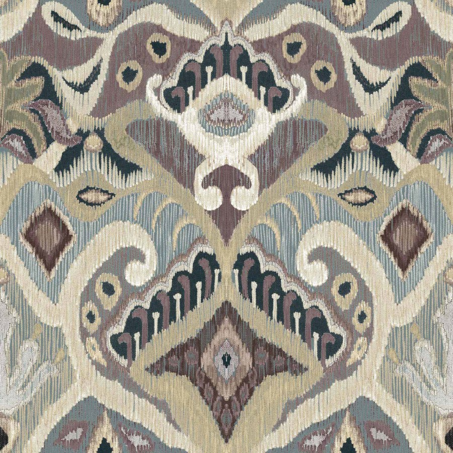 Bordo flis tapeta za zid s ornamentima, etno uzorak, 26427, Thai, Cristiana Masi by Parato | Ljepilo Gratis