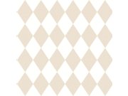 Flis tapeta za zid, bež, bijela, romboidi, 4446, Momi, Parato by Cristiana Masi | Ljepilo Gratis