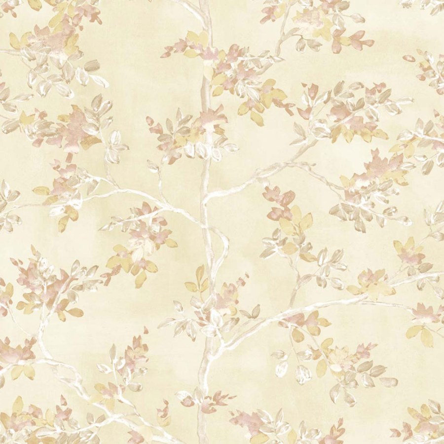 Flis tapeta za zid, bež, drveće, lišće, 8320, Blooming Garden 2, Parato by Cristiana Masi | Ljepilo Gratis - Parato by Cristiana Masi