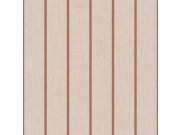 Flis tapeta za zid, bež-smeđa, imitacija tkanine, pruge, 38464, Top Stripes, Parato by Cristiana Masi | Ljepilo Gratis Parato by Cristiana Masi