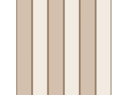 Flis tapeta za zid, bež-smeđa, pruge, 38468, Top Stripes, Parato by Cristiana Masi | Ljepilo Gratis Parato by Cristiana Masi