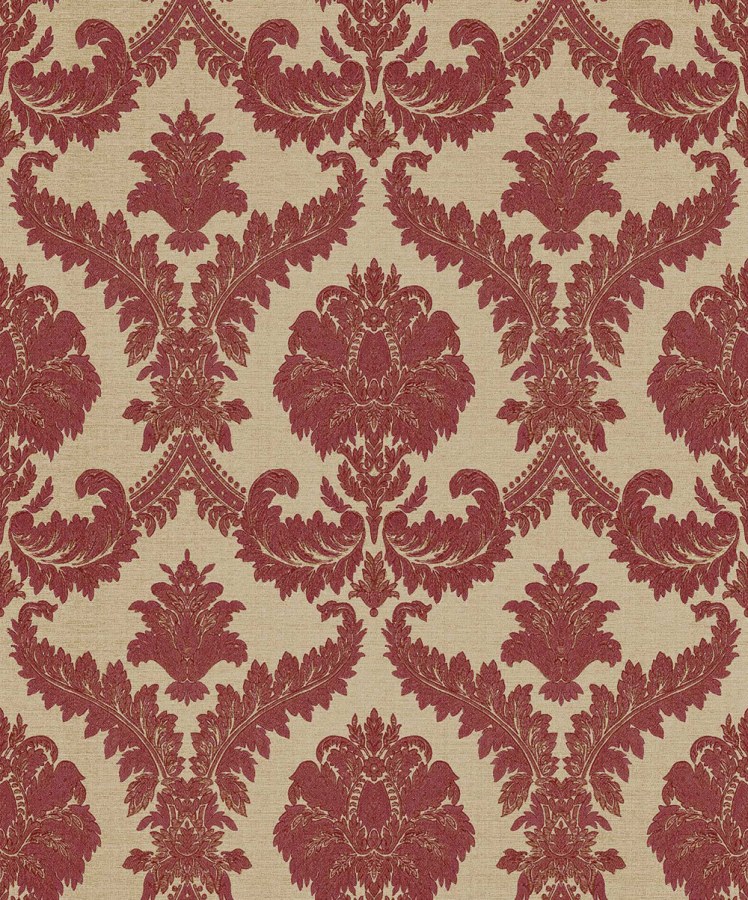 Flis tapeta za zid, bež-bordo, dvorski uzorak, 23608, The Best Classic & Elegant, Cristiana Masi by Parato | Ljepilo Gratis - Parato by Cristiana Masi
