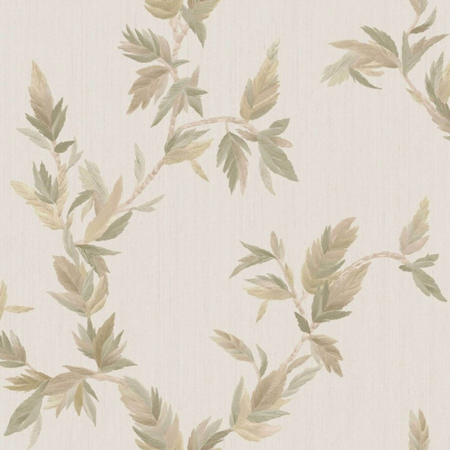 Flis tapeta za zid, bež-zelena, lišće, 35917, Ornamenta, Parato by Cristiana Masi | Ljepilo Gratis