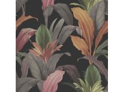 Flis tapeta za zid, crna, lišće, 15518, Botany House, Cristiana Masi by Parato | Ljepilo Gratis Parato by Cristiana Masi