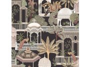 Flis tapeta za zid, crna, vrt, 15539, Botany House, Cristiana Masi by Parato | Ljepilo Gratis Parato by Cristiana Masi