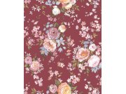 Flis tapeta za zid, crvena, cvijeće, 8312, Blooming Garden 2, Parato by Cristiana Masi | Ljepilo Gratis