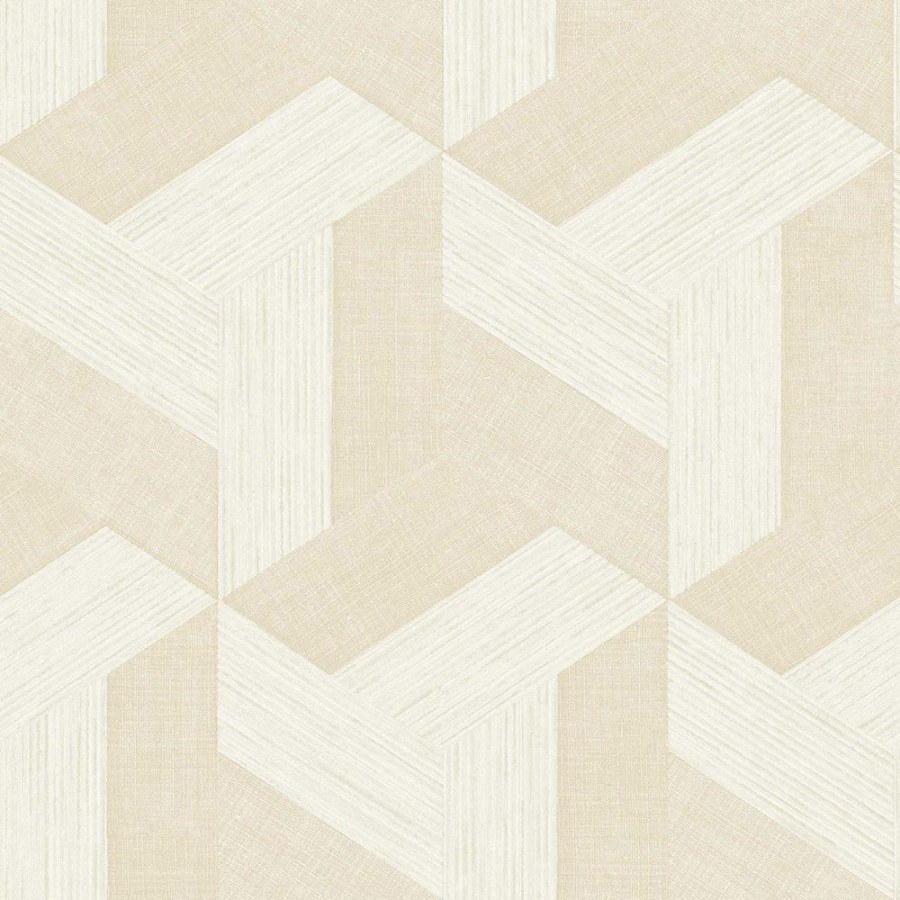 Flis tapeta za zid, geometrijska, bež, 27507, Sintesi, Cristiana Masi by Parato | Ljepilo Gratis - Parato by Cristiana Masi