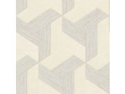 Flis tapeta za zid, geometrijska, sivo-bež, 27501, Sintesi, Cristiana Masi by Parato | Ljepilo Gratis