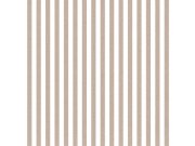 Flis tapeta za zid, smeđa, imitacija tkanine, pruge, 38437, Top Stripes, Parato by Cristiana Masi | Ljepilo Gratis