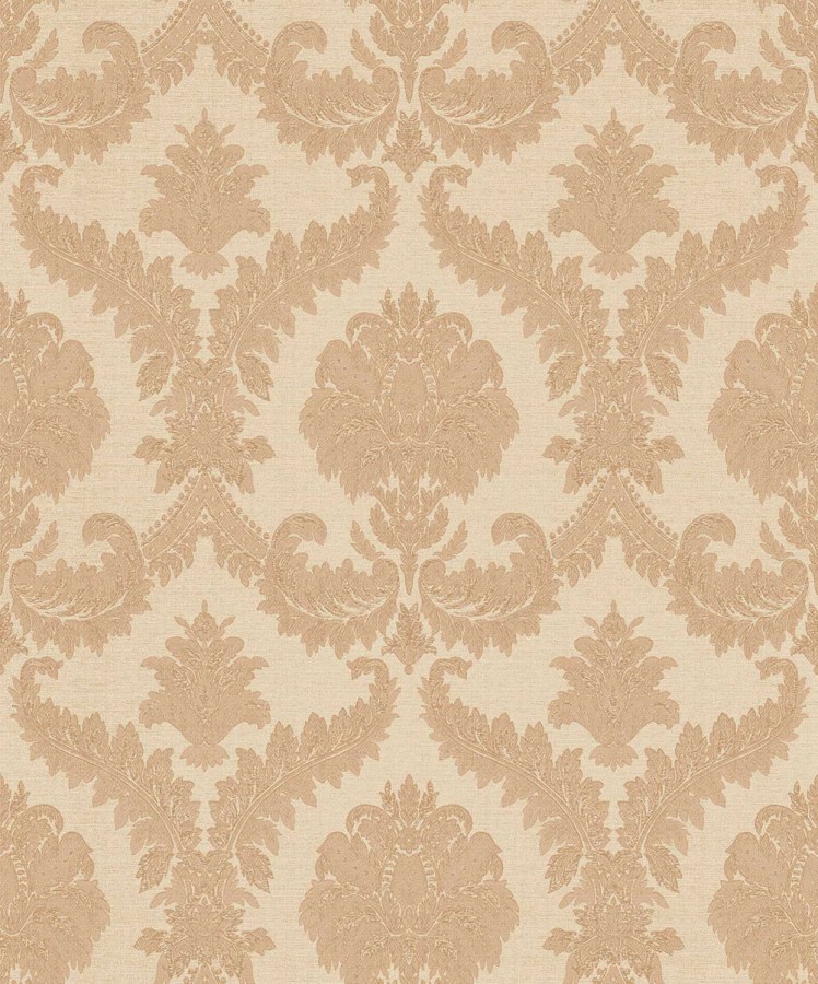 Flis tapeta za zid, smeđa, dvorski uzorak, 25728, The Best Classic & Elegant, Cristiana Masi by Parato | Ljepilo Gratis - Parato by Cristiana Masi
