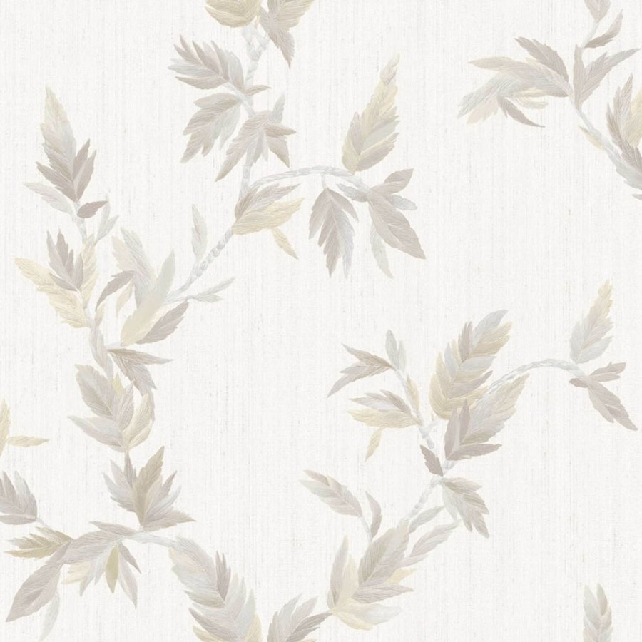 Flis tapeta za zid, krem, lišće, 35911, Ornamenta, Parato by Cristiana Masi | Ljepilo Gratis
