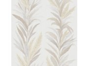 Flis tapeta za zid, krem-siva, lišće, 35901, Ornamenta, Parato by Cristiana Masi | Ljepilo Gratis Parato by Cristiana Masi