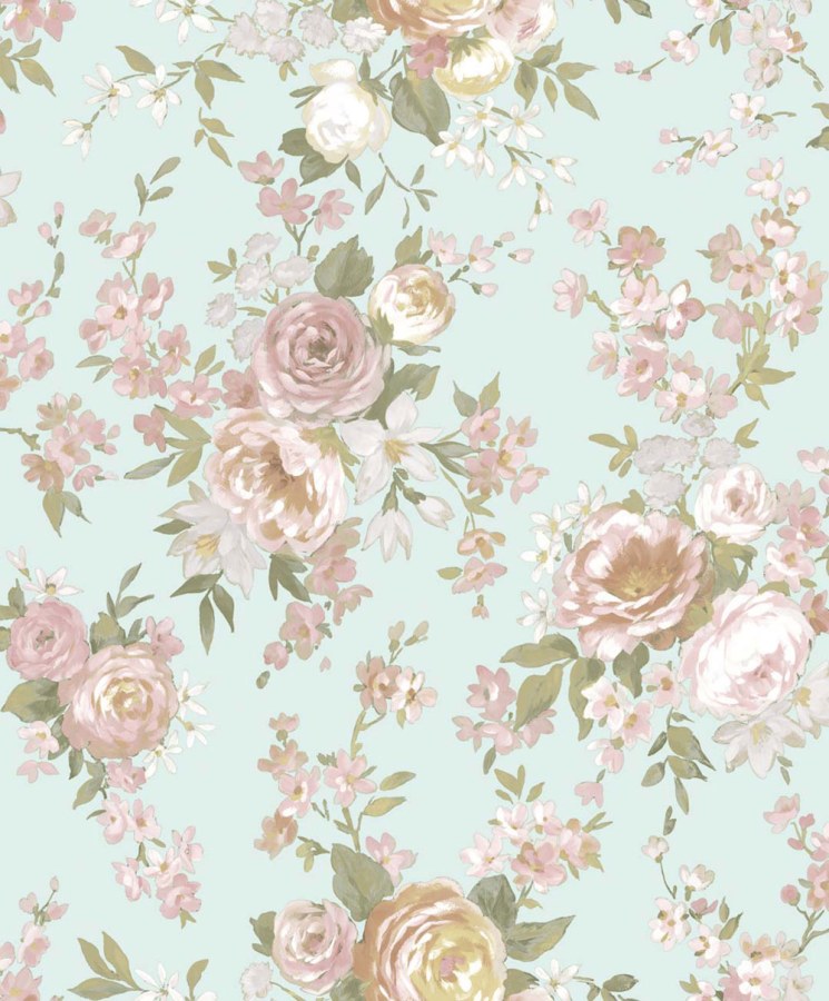 Flis tapeta za zid, plava, cvijeće, 8311, Blooming Garden 2, Parato by Cristiana Masi | Ljepilo Gratis