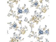 Flis tapeta za zid, plava, cvijeće, 8327, Blooming Garden 2, Parato by Cristiana Masi | Ljepilo Gratis