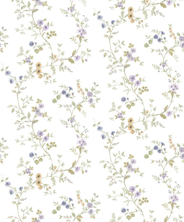 Flis tapeta za zid, plava, cvijeće, 8357, Blooming Garden 2, Parato by Cristiana Masi | Ljepilo Gratis