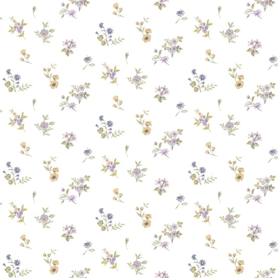 Flis tapeta za zid, plava, cvijeće, 8361, Blooming Garden 2, Parato by Cristiana Masi | Ljepilo Gratis - Parato by Cristiana Masi