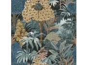 Flis tapeta za zid, plava, lišće, 15502, Botany House, Cristiana Masi by Parato | Ljepilo Gratis Parato by Cristiana Masi