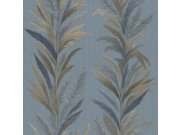 Flis tapeta za zid, plava, lišće, 35906, Ornamenta, Parato by Cristiana Masi | Ljepilo Gratis Parato by Cristiana Masi