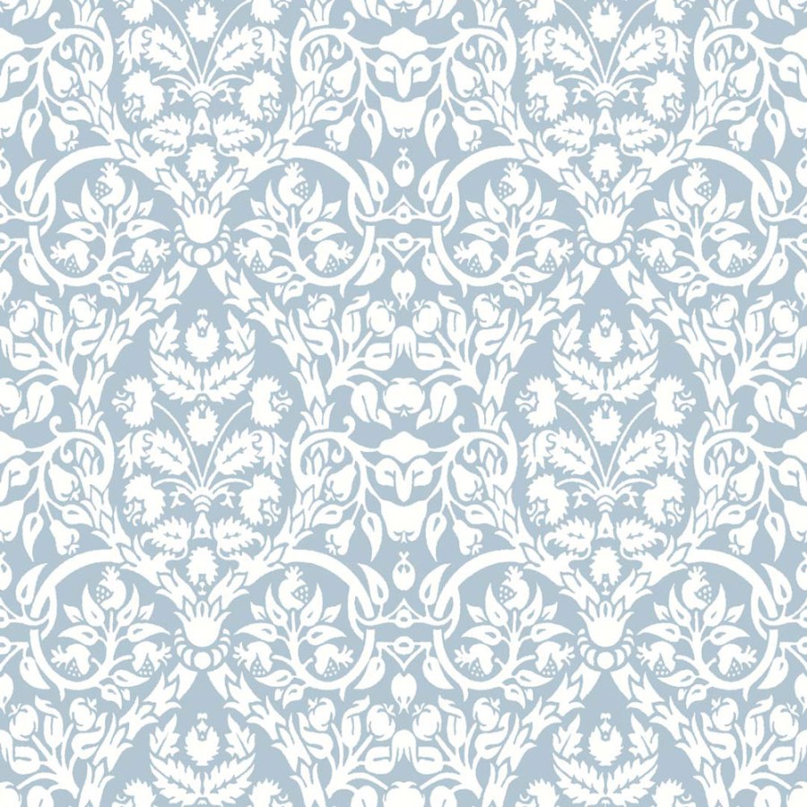Flis tapeta za zid, plava, ornamenti, 8349, Blooming Garden 2, Parato by Cristiana Masi | Ljepilo Gratis - Parato by Cristiana Masi