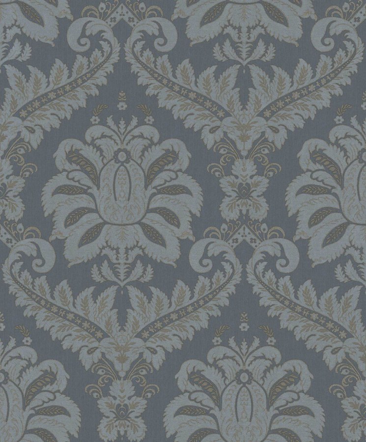 Flis tapeta za zid, plava, dvorska, 35926, Ornamenta, Parato by Cristiana Masi | Ljepilo Gratis